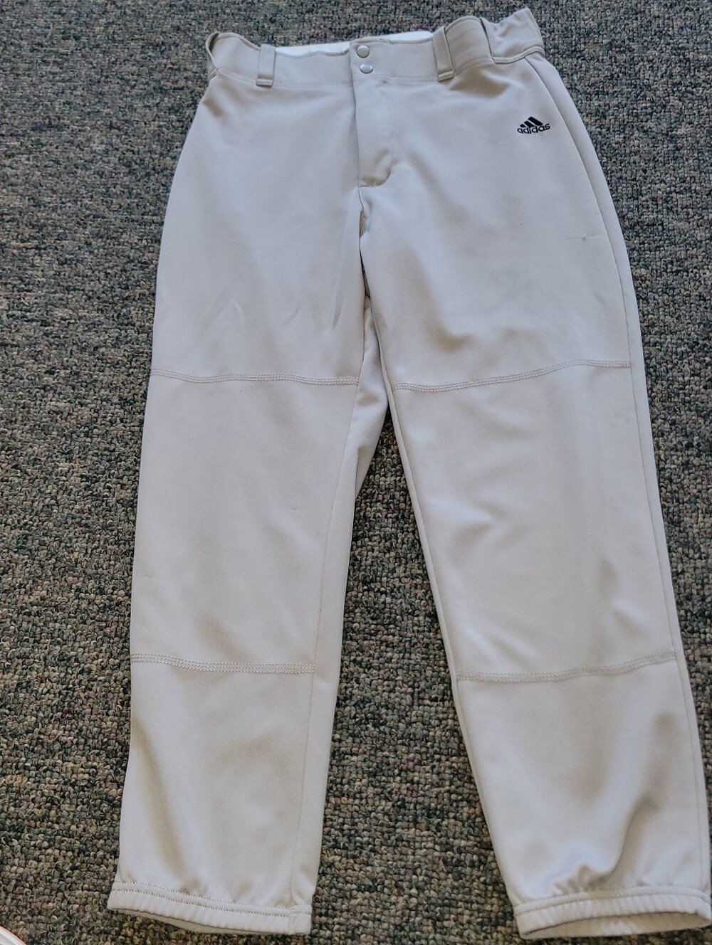 Adidas Men's Gray Athletic Baseball Pants